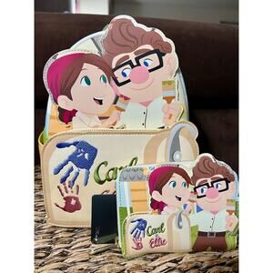 Loungefly Disney Pixar Up Carl & Ellie Mailbox Mini Backpack Wallet